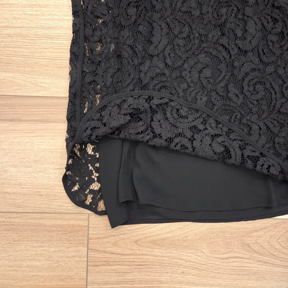 Michael Kors Black Lace Dress Size 4P